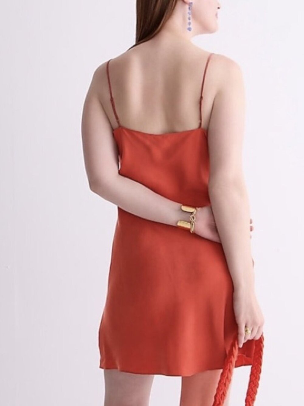 J. Crew Gwen cupro-blend mini slip dress 2 NWT BI679